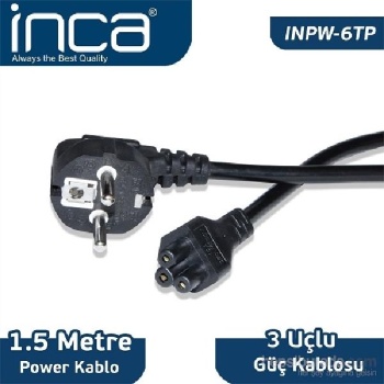 INCA INPW-6TP 1.5 Mt Notebook Power Kablosu  (Yonca)