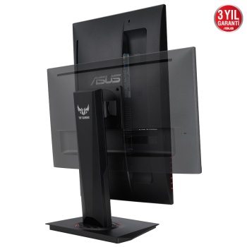 ASUS VG249Q TUF GAMING 23.8 LED IPS 1ms 144Hz 1920x1080 FullHD VGA HDMI DP Multimedya (Vesa) Pivot Sync Low Blue Siyah