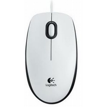 LOGITECH M100 USB Beyaz 3 tuş Mouse