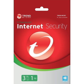 TREND MICRO TI00239887D İnternet Securty Titanium 3 Kullanıcı 1 Yıl TR Kutu