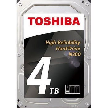 TOSHIBA HDWQ140UZSVA N300 3.5 4TB 7200rpm 128MB Sata 7/24 NAS Harddisk