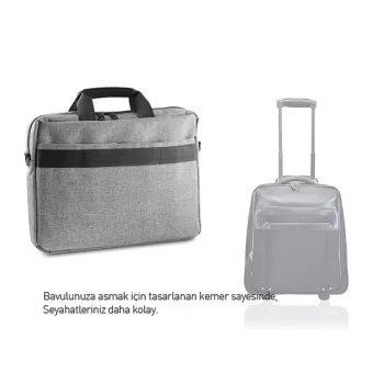 ADDISON 300683 15.6 Gri Notebook Çantası