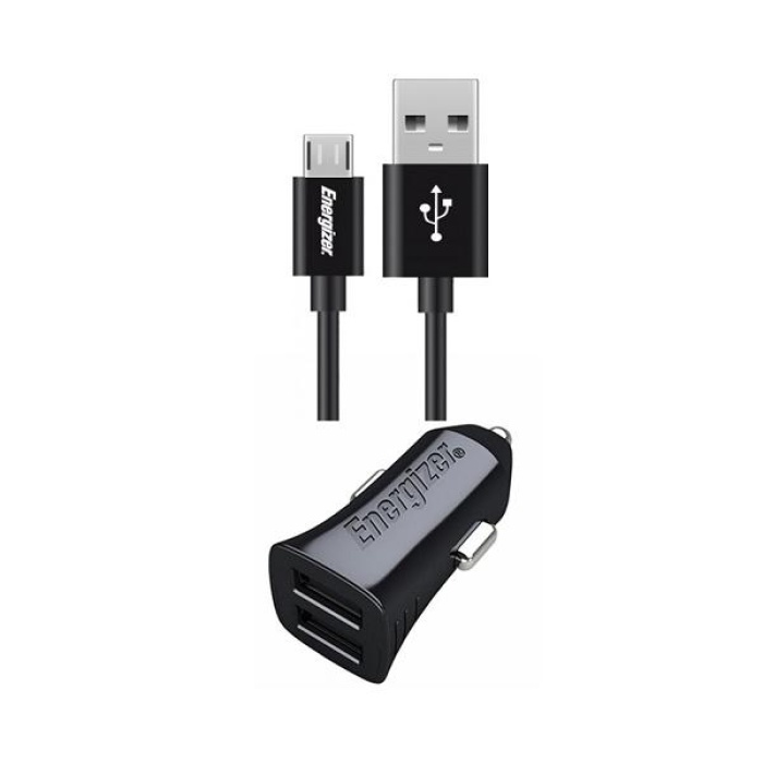 Energizer 2.4A Micro USB Kablolu Hızlı Araç Şarj Cihazı