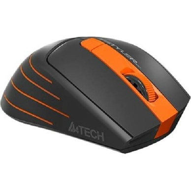 A4 TECH FG30 Nano Alıcılı Kablosuz 2000dpi Turuncu Mouse