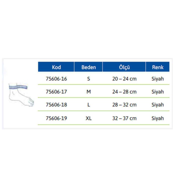 Actimove Ankle Support Coolmax Ayak Bileği Desteği Ayakkabı İle Kullanılabilir