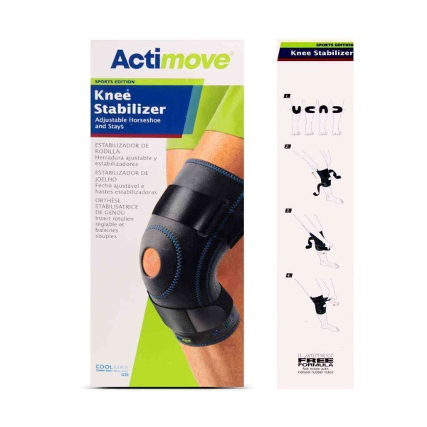 Actimove Knee Stabilizer Coolmax Terletmez Ayarlanabilir Patella Destekli Dizlik