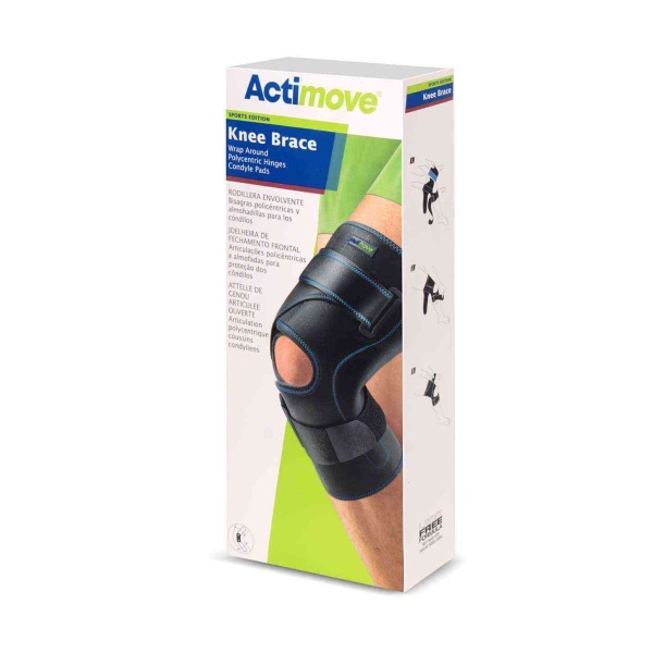 Actimove Knee Brace Coolmax Terletmez Tam Açık Çok Merkezli Menteşeli Dizlik