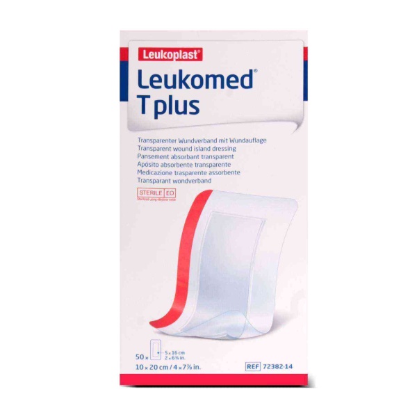 Leukomed T Plus 10cm x 20cm Bsn Emici Pedli Transparan Film Sargı (Su Geçirmez) 50li Kutu