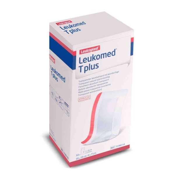 Leukomed T Plus 10cm x 20cm Bsn Emici Pedli Transparan Film Sargı (Su Geçirmez) 50li Kutu