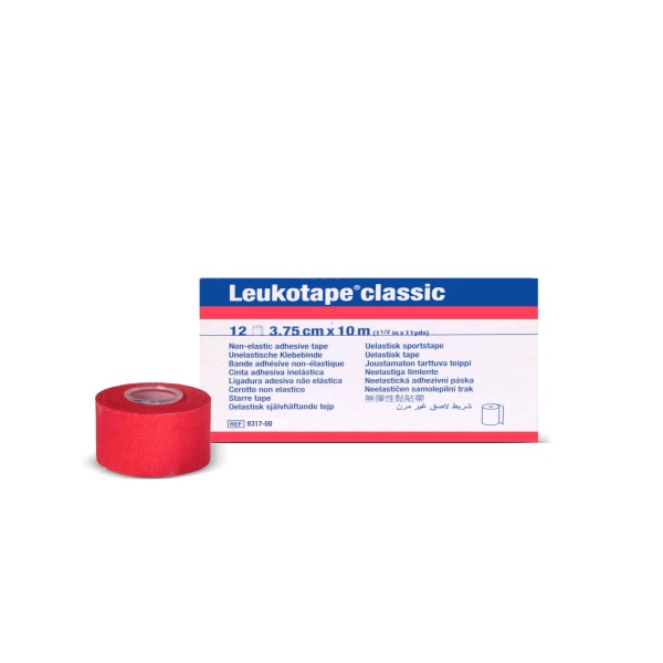 Leukotape Classic 3,75cm x 10m Kırmızı Bsn Profesyonel Sporcu Tespit Bandı 1 Adet