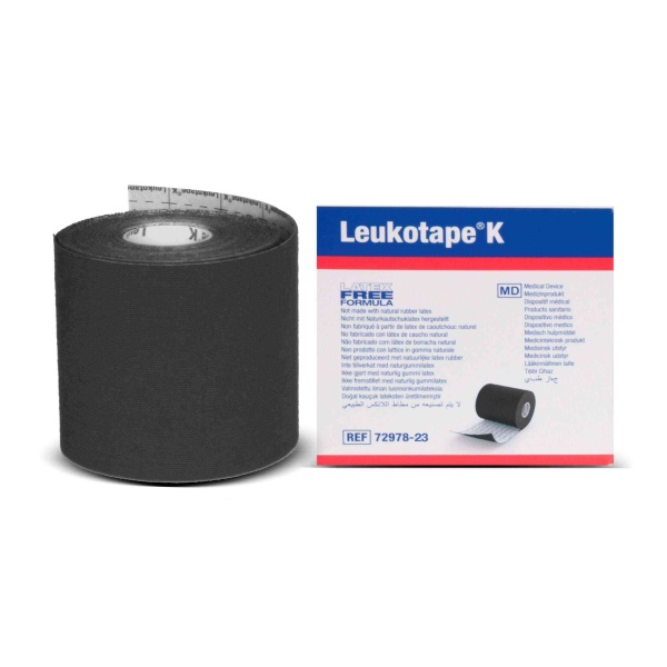 Leukotape K 5cm x 5m Bsn Profeyonel Kinesiotape Siyah