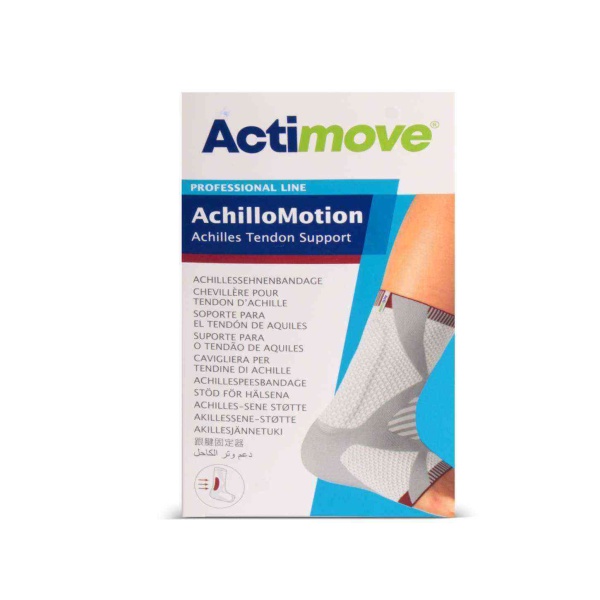 Actimove Achillomotion Silikon Topukluk İçeren Yüksek Kalite Örgü Aşil Tendonu Desteği