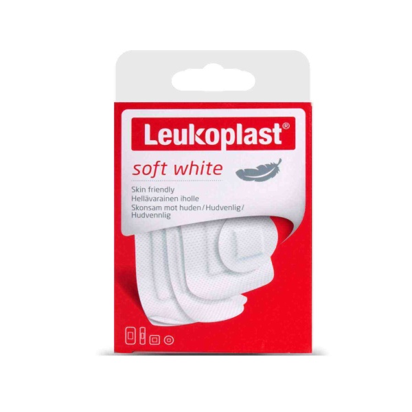 Leukoplast Soft White 19mm x 72mm (12) 6mm x 22mm (6) 38mm x 72mm(8) 38mm x 38 mm(4) Yara Bandı