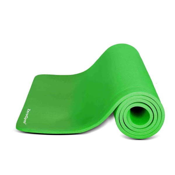 ZeroGym NBR01 Comfort Egzersiz Matı- Pilates Matı-Yoga Matı Yeşil 180x60x1cm