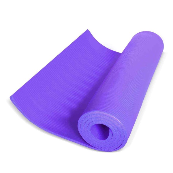 ZeroGym NBR01 Comfort Egzersiz Matı-Pilates Matı-Yoga Matı Mor 180x60x1cm