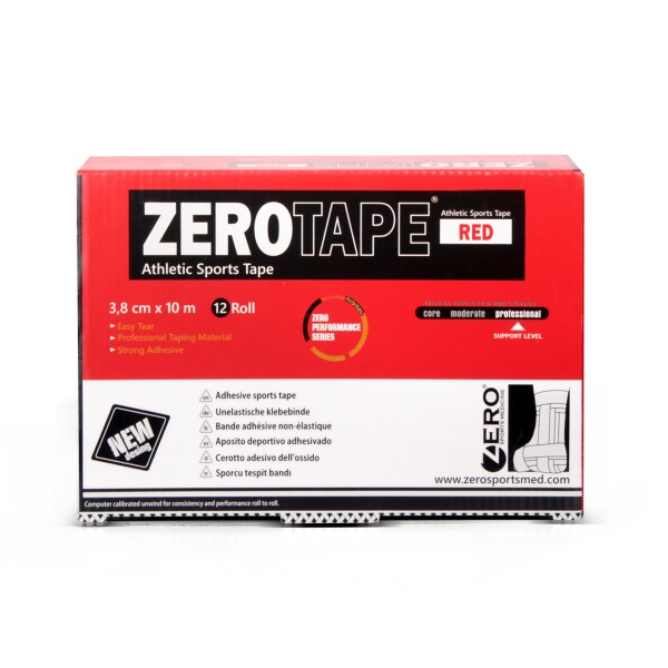 Zerotape  Kırmızı 3,8cm x 10m Renkli Tespit Bandı