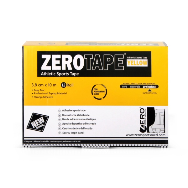 Zerotape Sarı 3,8cm x 10m Renkli Tespit Bandı