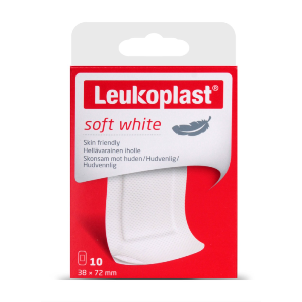 Leukoplast Soft White 38x72 mm 10 Adet Yara Bandı