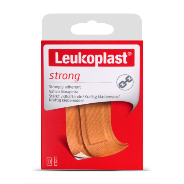 Leukoplast Strong 22x72 mm (12 ad.), 38x63 mm (8 ad.) Yara Bandı