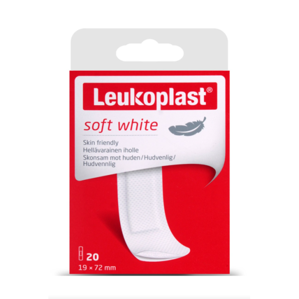 Leukoplast Soft White 19x72 mm 20 Adet Yara Bandı