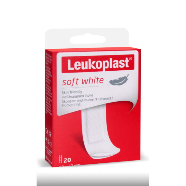 Leukoplast Soft White 19x72 mm 20 Adet Yara Bandı