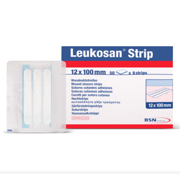 Leukosan Skin Strip 12mm  X 100mm Cilt Dikiş Bandı 300lü Kutu