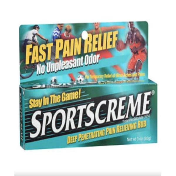 Sportscreme Deep Penetrating Pain Relieving Rub 3oz