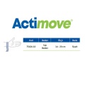 Actimove Wrist Support Coolmax El Bileği Desteği Ayarlanabilir Siyah Renk