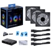 LIAN LI UNI FAN SL INFINITY 120-3 SİYAH KASA FANI