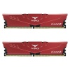 Team T-Force Vulcan Z Red 16GB (2x8GB) 3600MHz CL18 DDR4 Gaming Ram (TLZRD416G3600HC18JDC01)