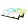 Team T-Force Delta RGB White 16GB (2x8GB) 3600MHz CL18 DDR4 Gaming Ram (TF4D416G3600HC18JDC011)