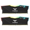 Team T-Force Delta RGB Black 32GB (2x16GB) 3600MHz CL18 DDR4 Gaming Ram (TF3D432G3600HC18JDC01)