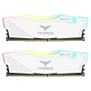 Team T-Force Delta RGB White 16GB (2x8GB) 3200MHz CL16 DDR4 Gaming Ram (TF4D416G3200HC16FDC01)