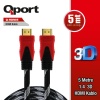 QPORT Q-HDMI5 HDMI 1.4 V ALTIN UÇLU KABLO 5 MT