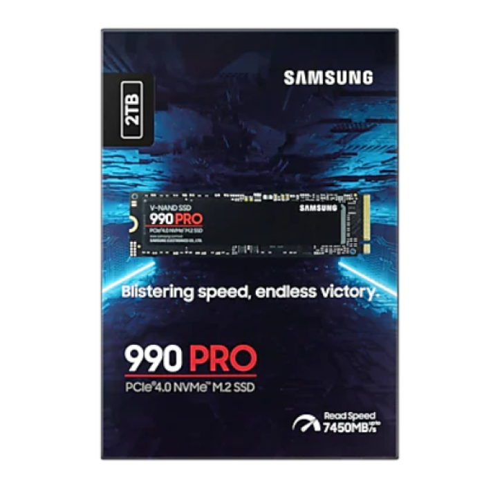 2TB SAMSUNG 990 PRO 7450/6900MB/s M.2 NVMe MZ-V9P2T0BW