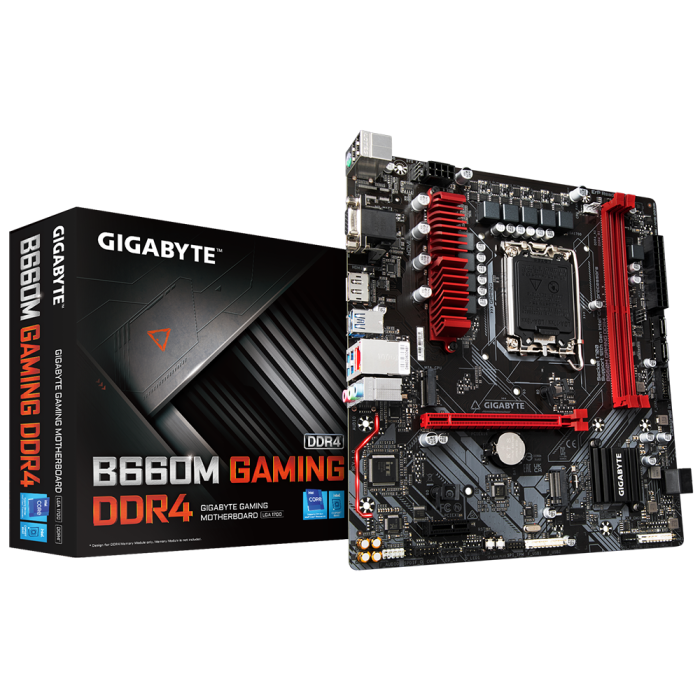 GIGABYTE B660M GAMING DDR4 5333Mhz HDMI DP mATX