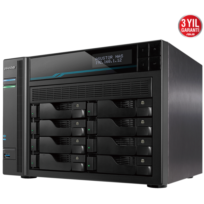 ASUSTOR AS6508T 8 YUVALI 8GB NAS DEPOLAMA ÜNİTESİ