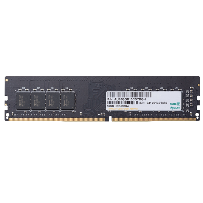 Apacer 16GB (1x16GB) 3200Mhz CL22 DDR4 RAM (EL.16G21.GSH)