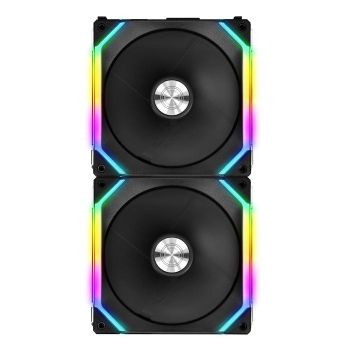 Lian Li UNI Fan SL140 Black 2x140mm RGB PWM Siyah Kasa Fanı