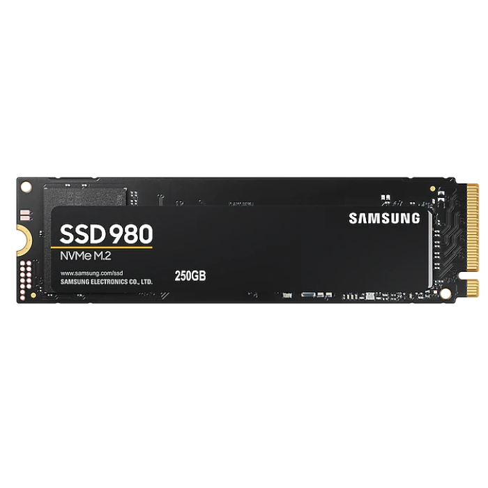 250GB SAMSUNG 980 2900/1300MB/s M.2 NVMe MZ-V8V250BW