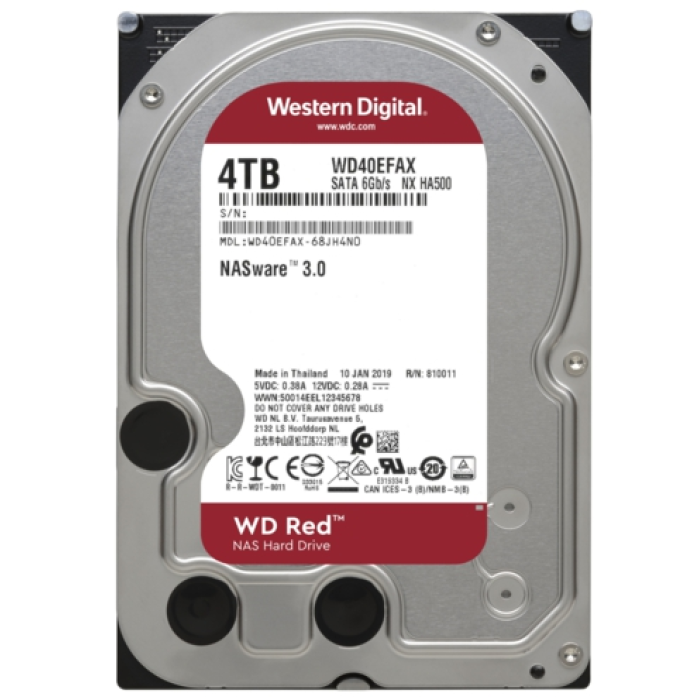 4TB WD Red Intellipower SATA3 64MB WD40EFAX