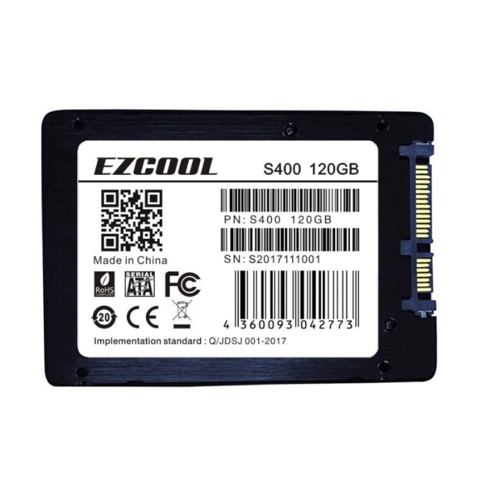 120 GB EZCOOL SSD S400/120GB 3D NAND 2,5 560-530 MB/s