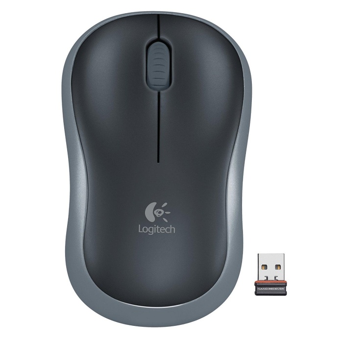 LOGITECH M185 NANO MOUSE KABLOSUZ SWIFT GREY 910-002235