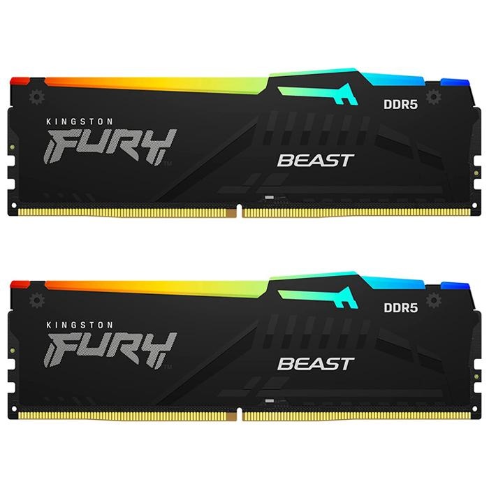 16GB KINGSTON FURY BEAST DDR5 5200MT/s CL40 KF552C40BBAK2-16