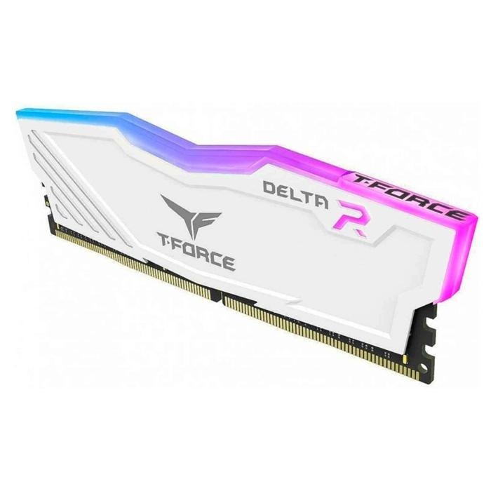 Team T-Force Delta RGB White 32GB (2x16GB) 3200MHz CL16 DDR4 Gaming Ram (TF4D432G3200HC16FDC01)