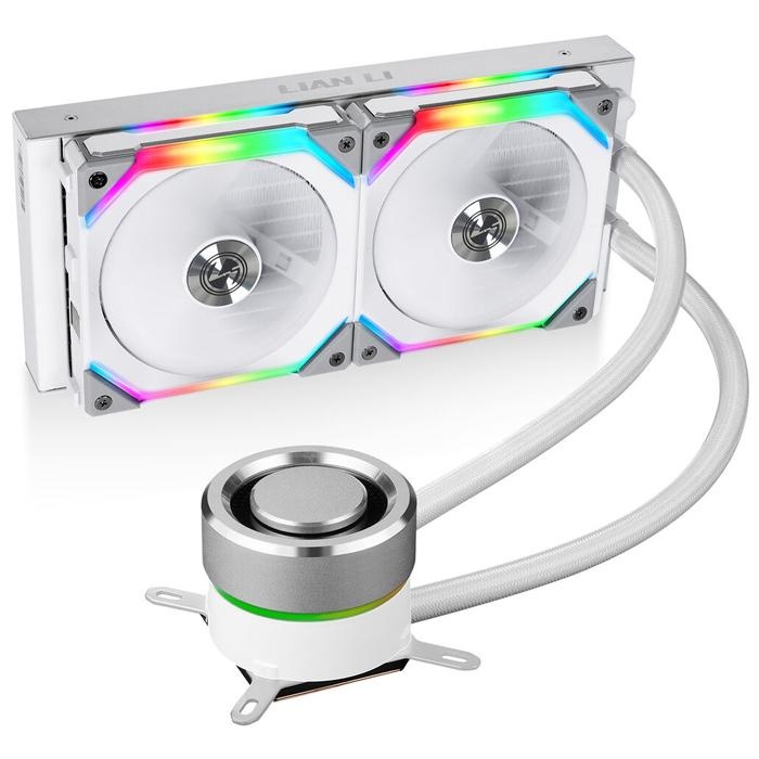 Lian Li Galahad AIO 240 UNI Fan SL Edition White 240mm RGB Beyaz İşlemci Sıvı Soğutucu