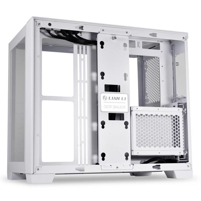Lian Li O11 Dynamic Mini Snow White O11D MINI-S Temperli Cam USB 3.1 Type-C Beyaz ATX Mini-Tower Gaming Kasa