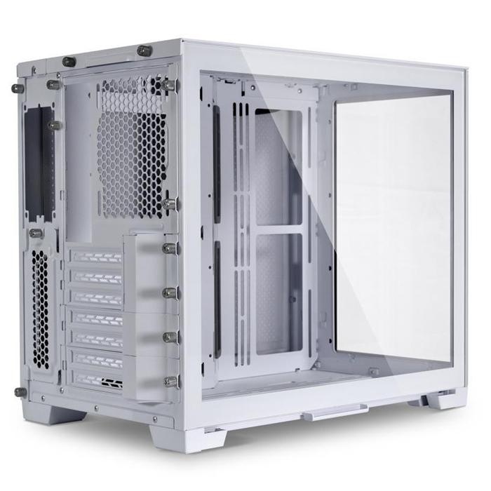 Lian Li O11 Dynamic Mini Snow White O11D MINI-S Temperli Cam USB 3.1 Type-C Beyaz ATX Mini-Tower Gaming Kasa