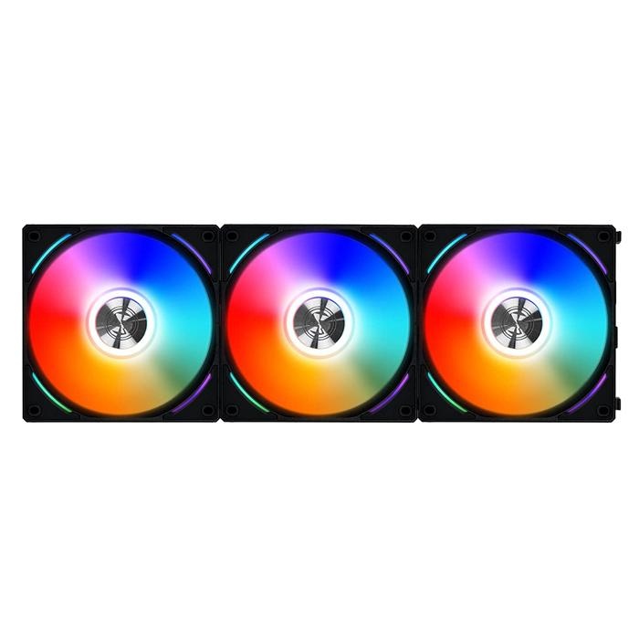 Lian Li UNI Fan AL120 Black AL120-3B 3x120mm RGB PWM Siyah Kasa Fanı