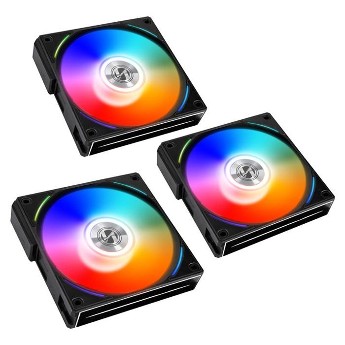 Lian Li UNI Fan AL120 Black AL120-3B 3x120mm RGB PWM Siyah Kasa Fanı